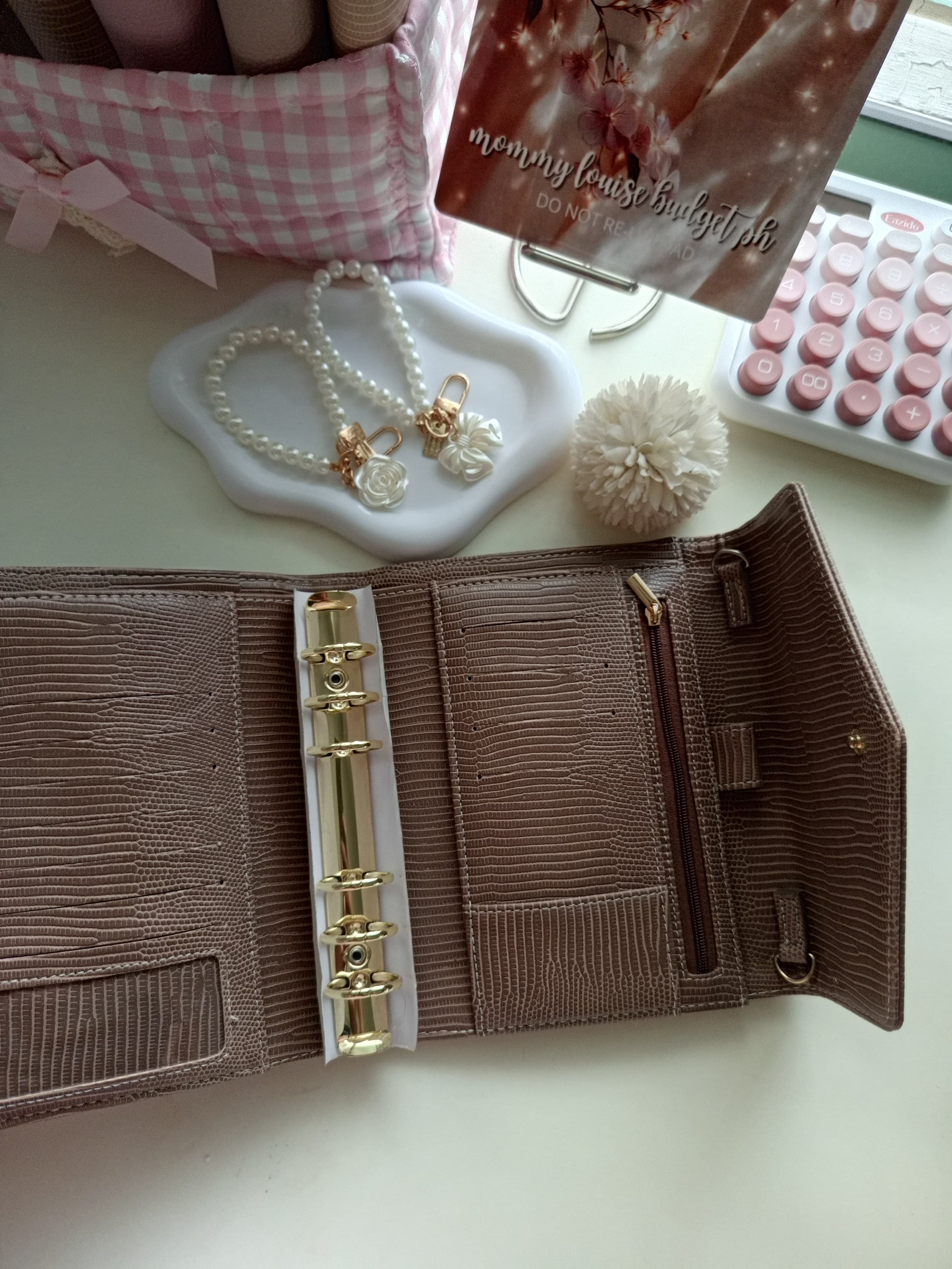 Lavender Pearl Binder